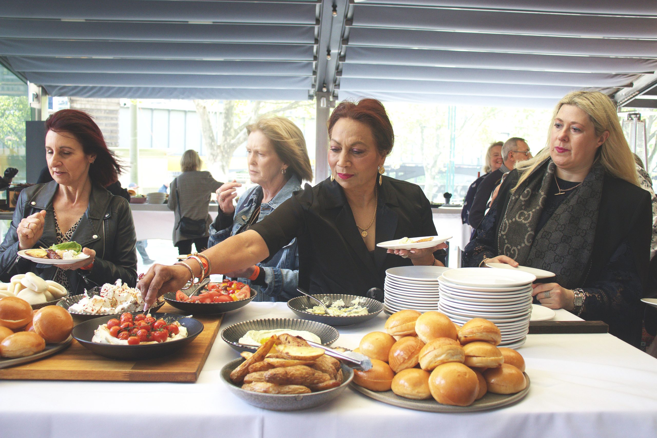 Guests at Interactive Station